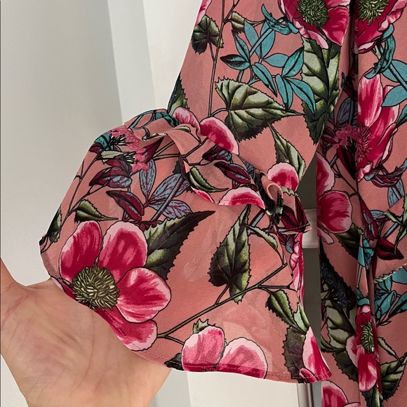 FOR LOVE AND LEMONS floral pink minidress, size small - Picture 5 of 11